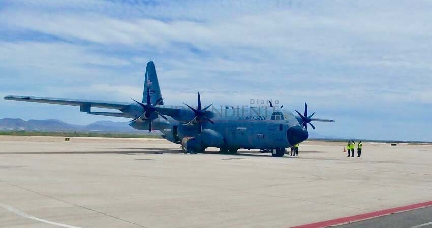 Arriba a La Paz “Hércules el avión caza huracanes