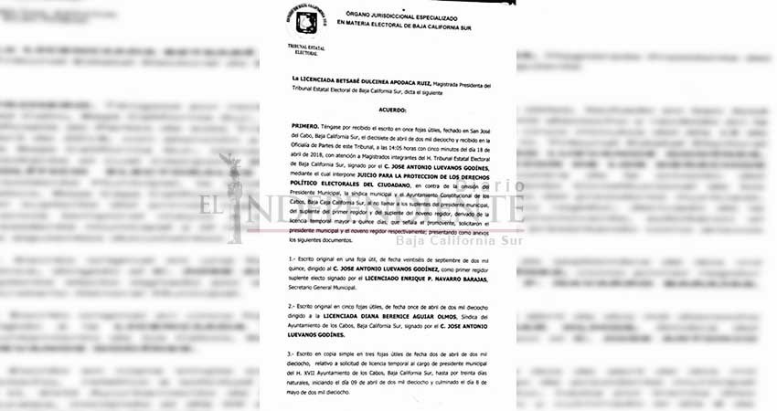 Luévanos Godínes denuncia a presidenta del TEE por conflicto de intereses