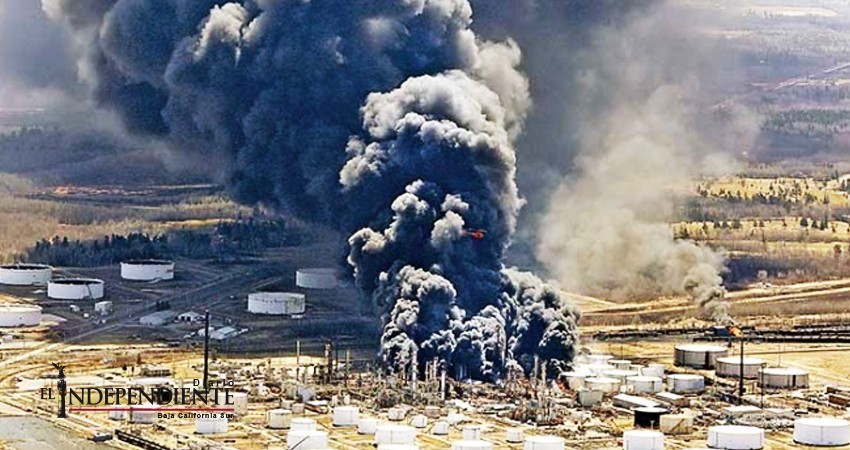 Arde refinería y deja 11 heridos en Estados Unidos