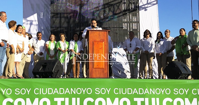 Con acto masivo de campaña Rojas Tirado arrancó campaña en CSL por Los Cabos