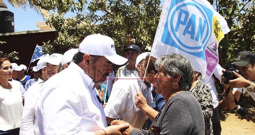 Inicia campaña de Puppo por la alcaldía de La Paz en Todos Santos