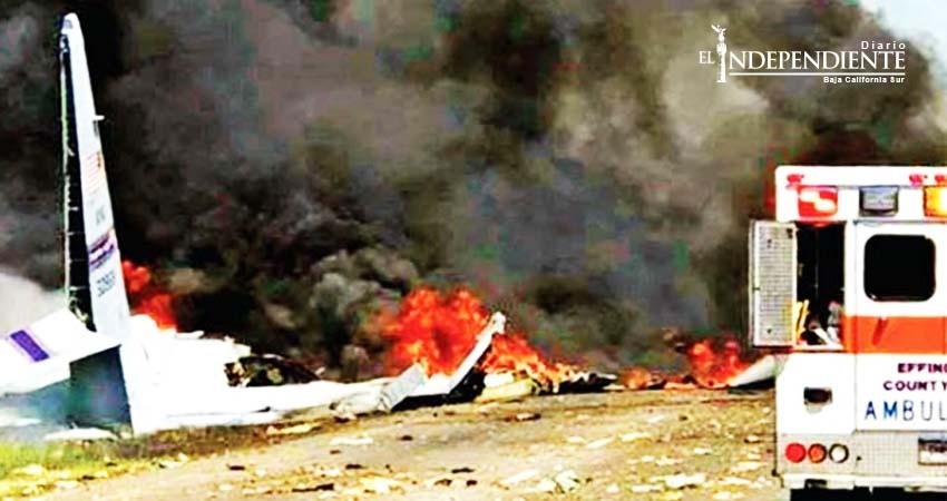 Mueren nueve en avionazo militar en Georgia, Estados Unidos