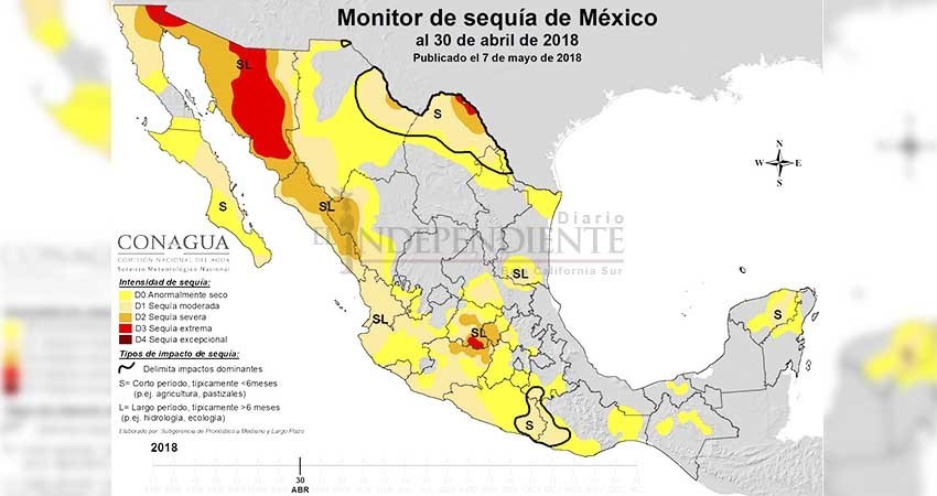 Se agudiza la sequía; afecta principalmente a Los Cabos y Loreto