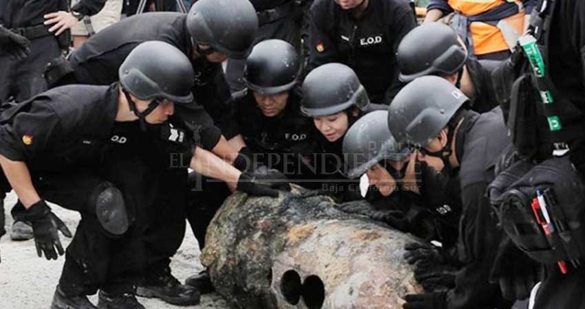 Hallan y desactivan bomba de la II Guerra Mundial en Hong Kong