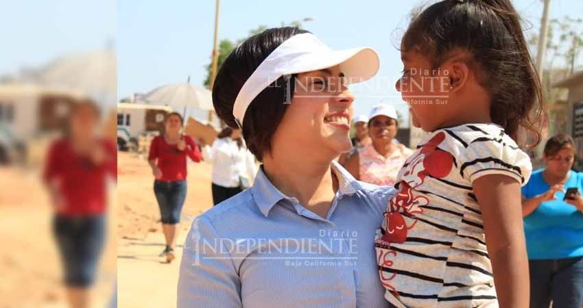 Que ningún niño o joven se quede sin estudiar, se compromete Michelle Valdez