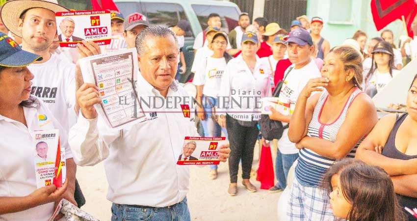En Los Cabos Votar por el PT es votar por López Obrador: Dr. Ibarra
