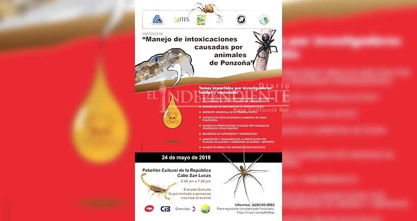 EyMA Los Cabos invita al simposio de manejo de intoxicaciones causadas por animales de ponzoña