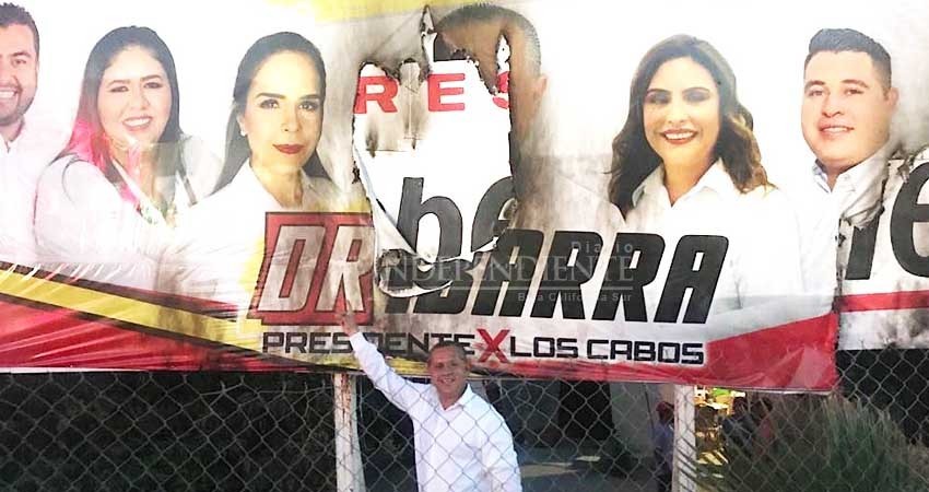 Quema de nuestra propaganda, genera solidaridad a muestra candidatura: Dr. Ibarra