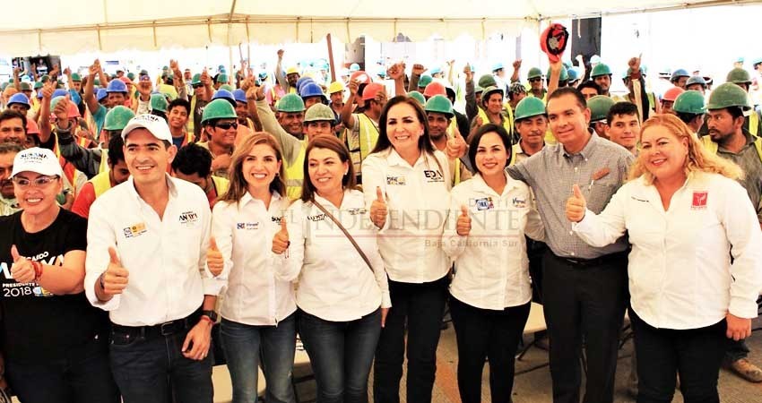 Se suman trabajadores de Los Cabos al proyecto del PAN, PRD, PRS y PH
