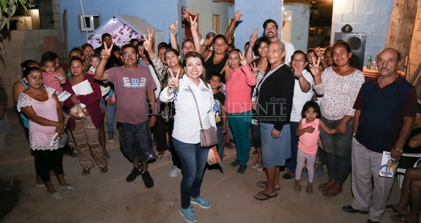 Nuestro compromiso es bajar el IVA al 8 por ciento: Lupita Saldaña