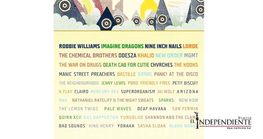 Difunden cartel del festival Corona Capital 2018