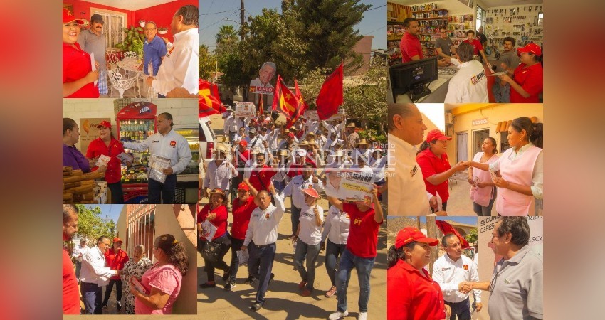 Familias de 40 colonias de Los Cabos respaldan candidatura de Ernesto Ibarra Montoya