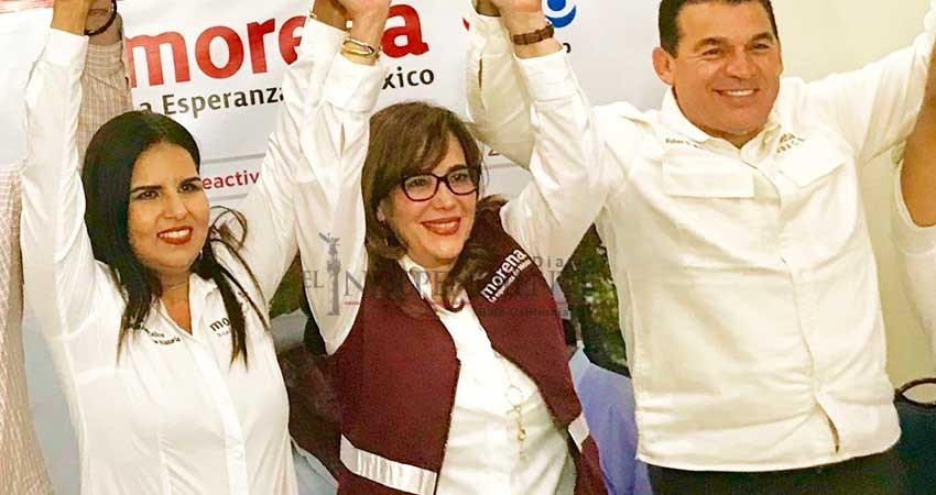 "Rubén es nuestro candidato y estoy aquí para respaldarlo": Yeidckol Polevnsky