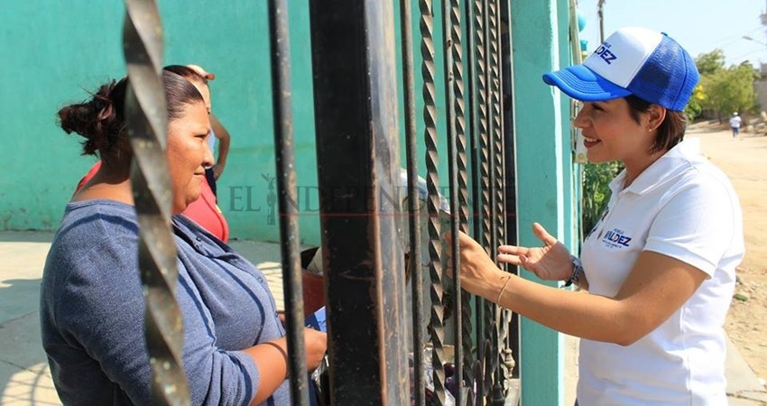 El agua como primera necesidad de nuestro Distrito VIII: Michelle Valdez