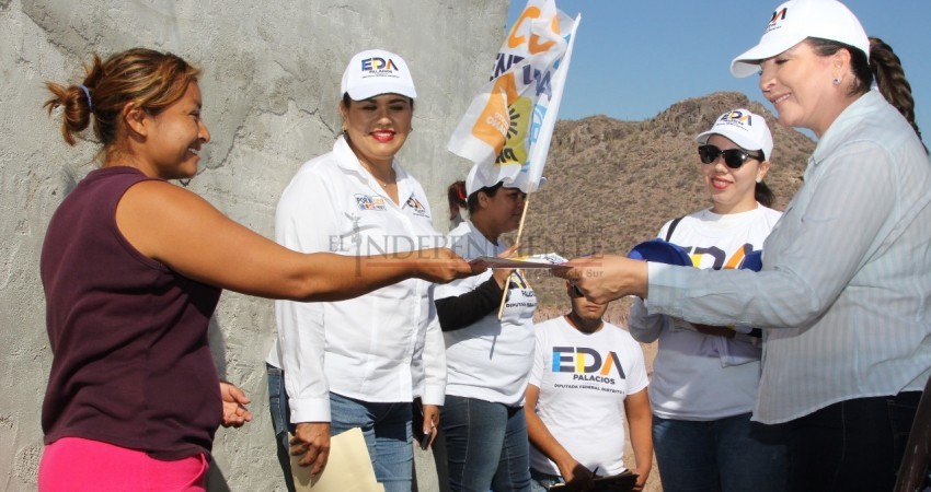 El Frente por México tiene un firme compromiso con el desarrollo de las familias sudcalifornianas: Eda Palacios