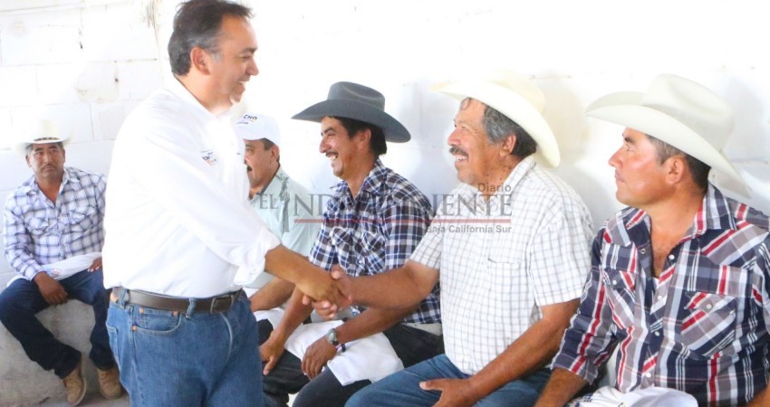 Vamos a trabajar unidos para traer beneficios a BCS y sus comunidades: Pancho Pelayo