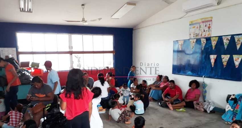 Habilitados 18 albergues en Los Cabos por "Bud"; más de mil 200 personas refugiadas
