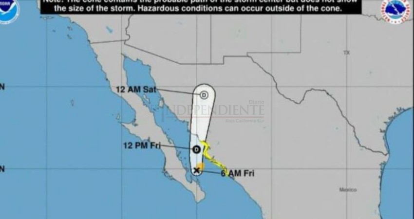 Se aleja “Bud” de BCS; deja solo lluvia a su paso