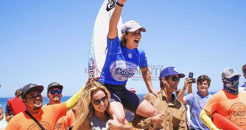 A sus 15 años, Caroline Marks gana Los Cabos Open of Surf 2018
