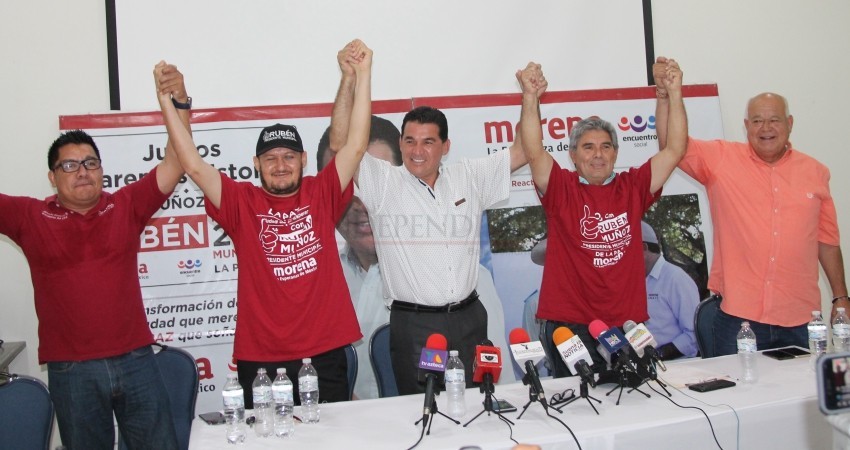 Expanistas se integran a la campaña de Rubén Muñoz