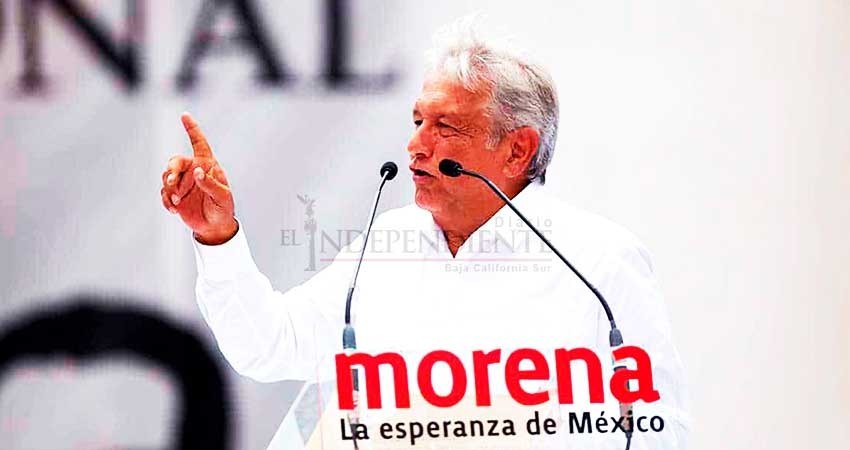 Llega hoy a La Paz Andrés Manuel López obrador