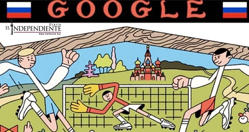 Google festeja pasión mundialista con doodle a países participantes