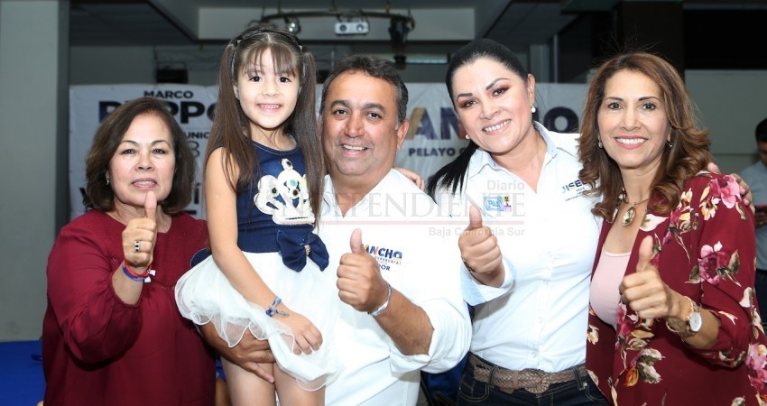 Unidos, en el Frente Por México, continuaremos fortaleciendo el desarrollo de BCS: Pancho Pelayo