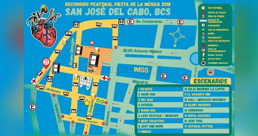 Fiesta de la Música reubica escenarios por inconformidad de empresarios del centro josefino