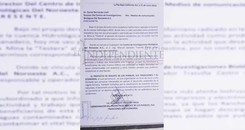 Exigen a CIBNOR que esclarezca vinculación de trabajador con La Testera