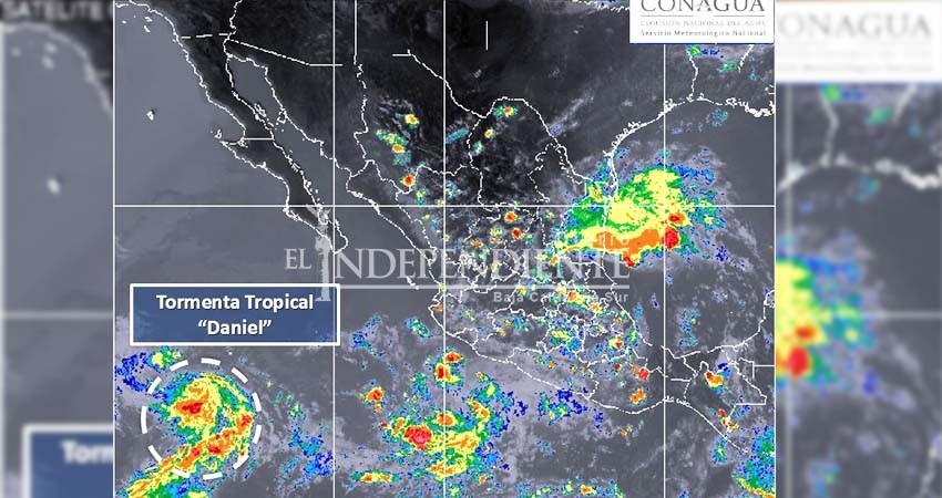 Se forma la tormenta tropical Daniel; no amenaza la costas de BCS