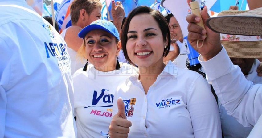 Michelle Valdez llama a la ciudadanía a ejercer su derecho al voto de manera pacífica