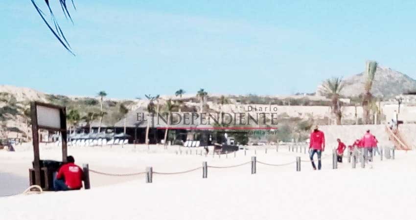 Playa Santa María amanece acordonada por el desarrollo ahí ubicado