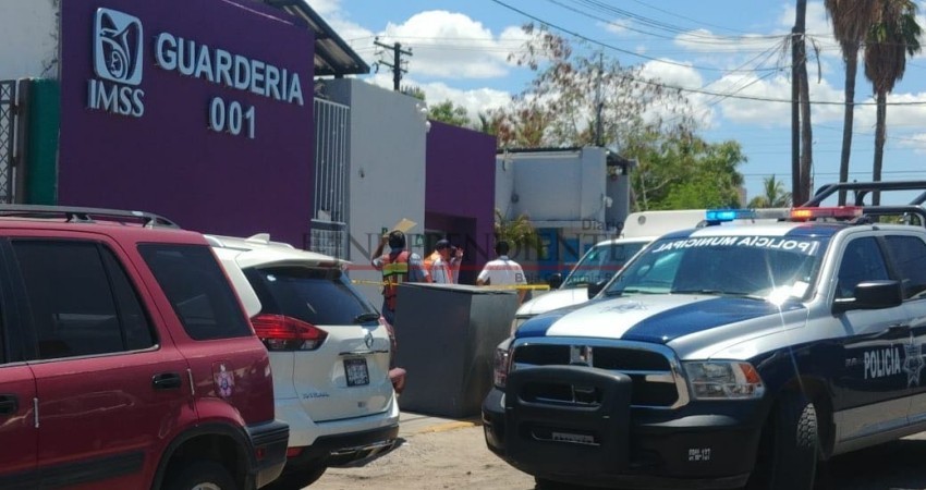 Evacúan a 49 menores en guardería del IMSS por fuga de gas