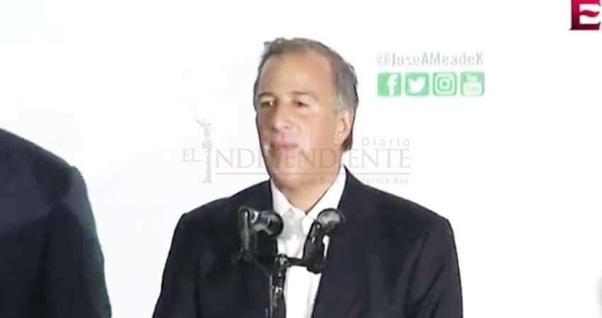 Le deseo el mayor de los éxitos a AMLO: Meade