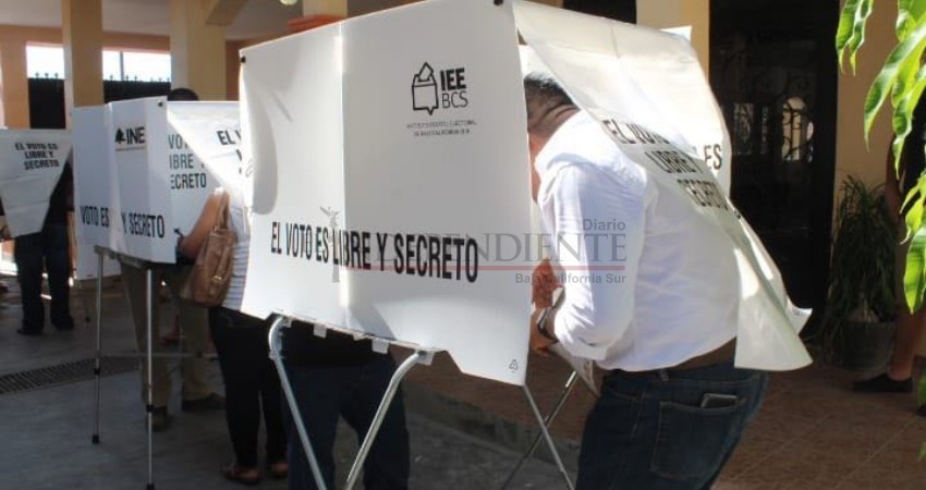 Saldo blanco durante la jornada electoral en BCS