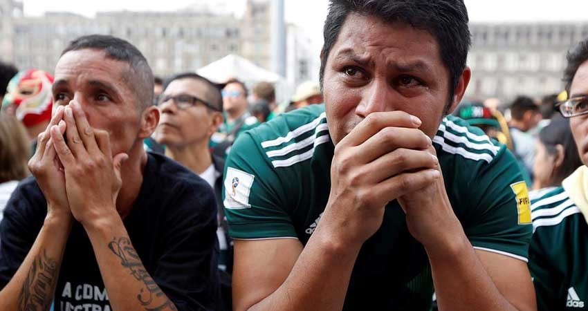 Lágrimas y drama en el Zócalo por derrota del Tri