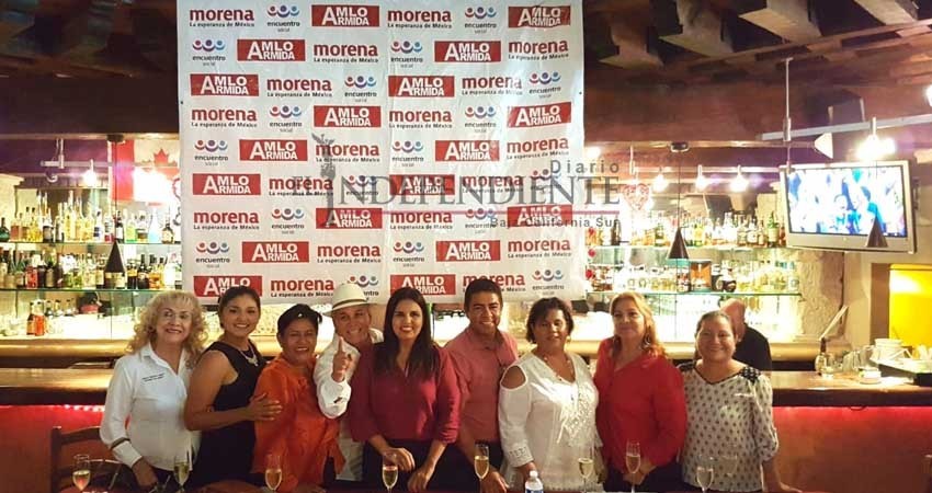 Anuncia Morena "carro completo" en Los Cabos
