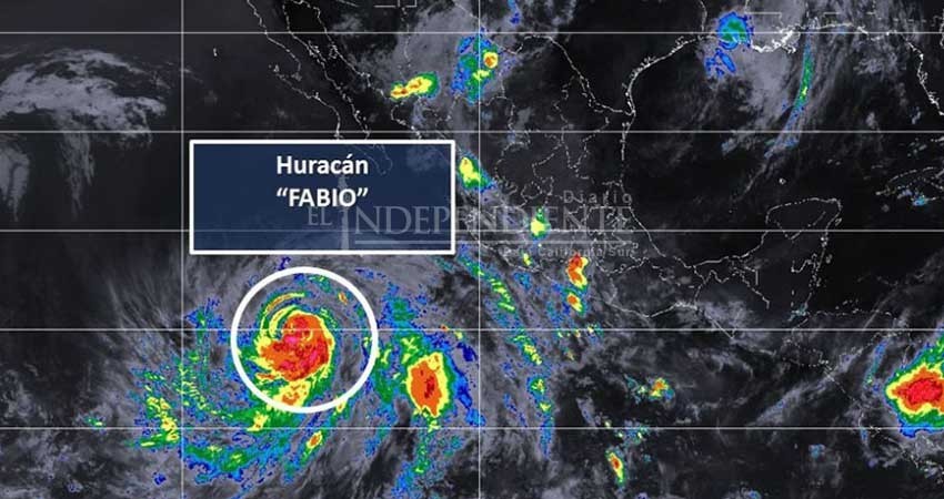 Sin riesgo para Los Cabos, huracán “Fabio”; alcanzó la categoría 2