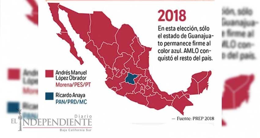 México se tiñe de guinda; Morena conquista congresos, gubernaturas y alcaldías