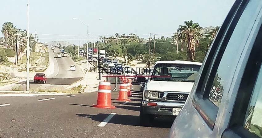 Inician trabajos de remodelación en kilómetro 17 + 600 de la carretera Transpeninsular