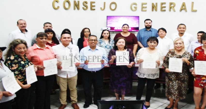 Entrega IEE diputaciones de representación proporcional