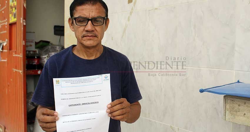 Ciudadano denuncia abuso policial en Cabo San Lucas