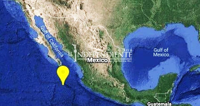 Se registra sismo al sur de costas de Cabo San Lucas