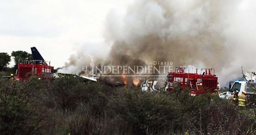 Confirman que no hay fallecidos por desplome de avión en Durango