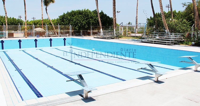 Lista la alberca del Insude  en La Paz