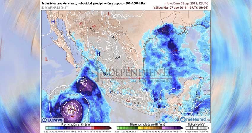 Se forman dos ciclones en el Pacífico; tendrán trayectorias cercanas a BCS 