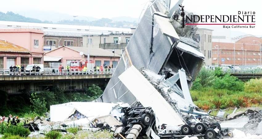 Localizan cuerpos de una familia tras colapso de puente en Italia