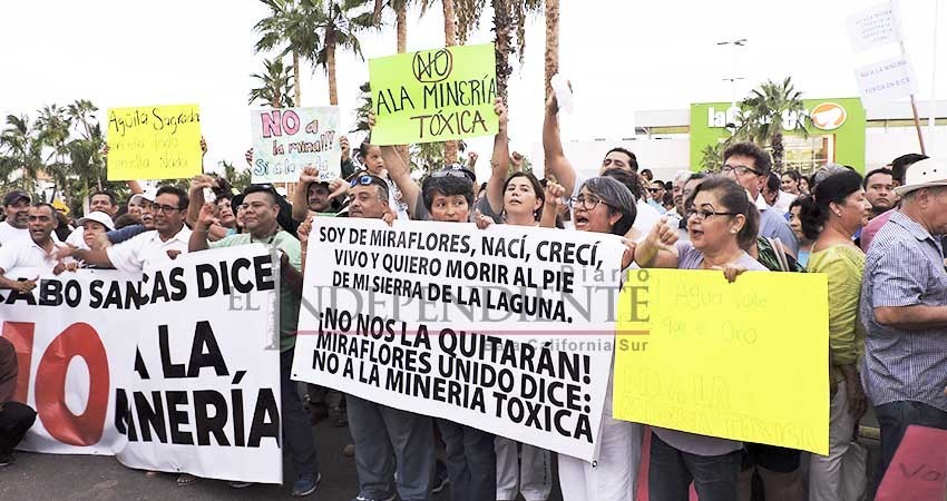En Los Cabos, rotundo NO a la minería a cielo abierto