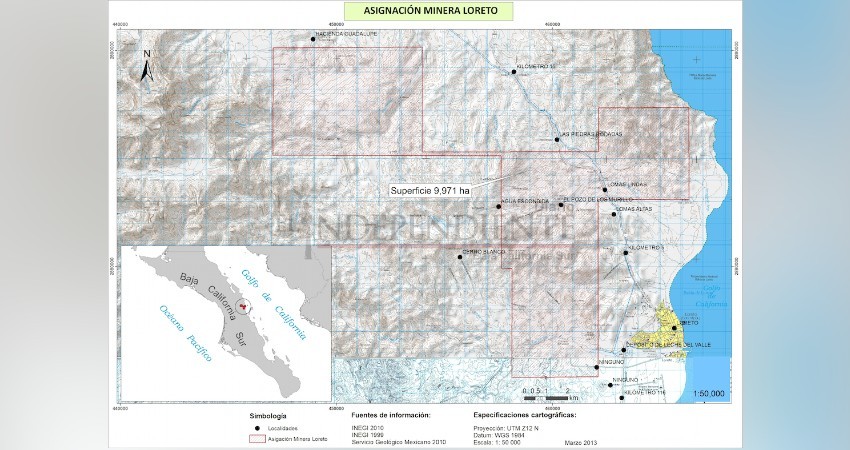 Concesionadas 80,290 has. para exploración minera en Loreto