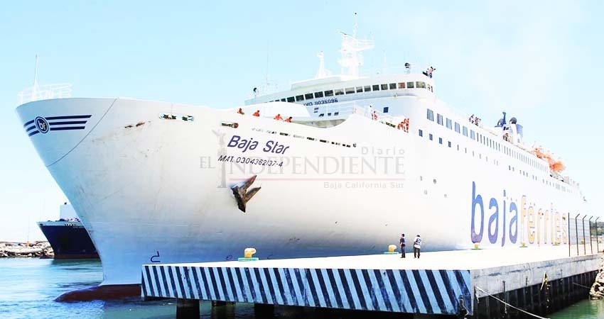 Cancelan ruta de pasajeros La Paz-Mazatlán por Baja Ferries